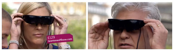 Vuzix iWear Video Sunglasses on This Morning Vuzix iWear Video Sunglasses on This Morning