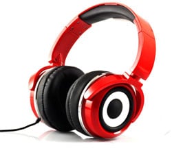 Zumreed Headphones in Red Zumreed Headphones in Red